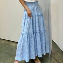 ギンガムチェックティアードスカート ■ スカート すかーと Skirt スカート ミディアム 膝丈 ひざ丈 膝上 ひざ上 膝下 ひざ下