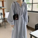 バンドカラーロングシャツワンピース ■ ワンピース ワンピ 入学式 結婚式 入園式 卒業式 二次会 OL オフィス