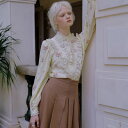花柄レースブラウス ■ ブラウス シャツ blouse OL オフィス セレブ トップス 通勤 かわいい 大人 レディース 長袖 柄物 花柄 刺繍 レース 秋 ...