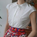 クラシックブラウス ■ シャツ ブラウス OL オフィス セレブ blouse トップス 通勤 かわいい 大人 レディース 半袖 無地 春 夏 秋 冬(4)