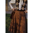 フレア格子スカート ■ スカート すかーと Skirt スカート ミディアム 膝丈 ひざ丈 膝上 ひざ上 膝下 ひざ下 レディース 5分丈 ひざ丈 ミディアム丈 Aライン フレア 春 夏 秋 冬