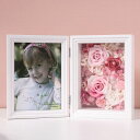 フォトフレーム付プリザーブドフラワー ■ プリザーブドフラワー 母の日 ギフト プレゼント 誕生日 お祝い 花 ドライフラワー 退職祝い 20代 30代 女性 ...