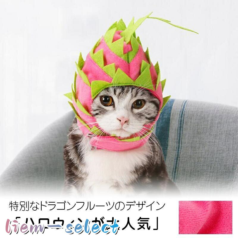 ハロウィン ペット用 変身 仮装 ペット 帽子 小型犬 犬 キャップ 犬用 ドラゴンフルーツ おしゃれ 子犬 かぶりもの コスプレ 秋 冬 犬用品