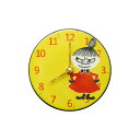 リズム RHYTHMムーミン×イタリア陶芸のアートクロック「リトルミイ Pottery Clock」クオーツ時計インテリア 部屋 おしゃれ アート ムーミン かわいい 掛置兼用 掛時計 部屋 置時計 キャラクター 楽焼 ザッカレラ リビング 送料無料