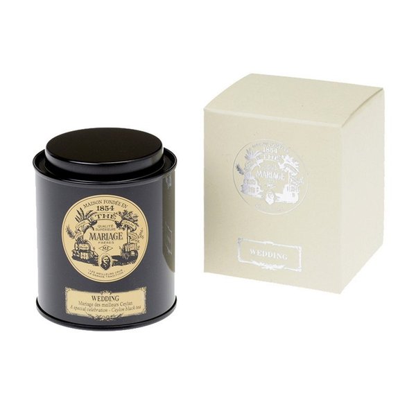 MARIAGE　FRERES　マリアージュ　フレール紅茶の贈り物ウェディング50g缶入り披露宴　引出物　プチギフト　内祝 飲料　飲み物 ドリンク 紅茶 ティー 詰め合わせ おしゃれ お返し 出産 セット　セイロン　ウエディング　オレンジペコ　フランス　自宅　家