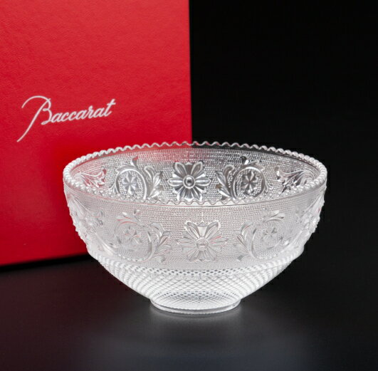 Baccarat（バカラ）アラベスク ボウル12cm (2103-573)ギフト 出産内祝い 新築内祝い 快気祝い 結婚内祝い 内祝い お返し　バレンタイン 御祝　ギフト　父の日　ホワイトデー　引っ越し　結婚式　引出物　食器　贈り物　誕生日　スモールボウル