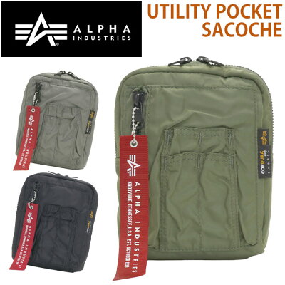 【SALE 20%OFF】 アルファ インダストリーズ ショルダーバッグ メンズ ALPHA INDUSTRIES 斜め掛けバッグ ショルダー ミニショルダー ポーチ バッグ かばん 丈夫 人気 カジュアル レディース ミリタリー アーミー ユーティリティー ポケット サコッシュ TZ1068 66004
