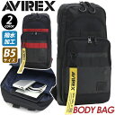 アヴィレックス ボディバッグ AVIREX アビレックス メンズ レディース ボディ バッグ ワンショルダー ワンショルダーバッグ ショルダー 中学生 高校生 ...