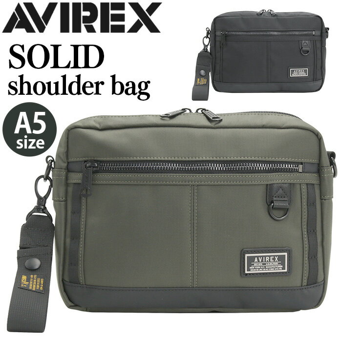 【ポイント5倍】 ショルダーバッグ AVIREX アヴィレックス スクエア かばん 小さめ 通学 通勤 人気 お..