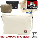 ベンデイビス ショルダーバッグ BEN DAVIS レディース メンズ 大容量 BIG CANVAS SHOULDER キャンバスショルダー キャンバスバッグ 斜め掛け 肩掛け かばん 通学 ストリート カジュアル おしゃれ 軽量 コットン 学生 男女兼用 A4 B4 大きめ BDW-8341