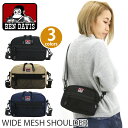 BEN DAVIS ベンデイビス ショルダーバッグ スクエアタイプ WIDE MESH SHOULDER BDW-9281 バッグ かばん メンズ レディース 男女兼用 軽..