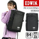【SALE 20%OFF】 エドウィン リュック メンズ レディース EDWIN リュックサック デイパック バックパック カバン バッグ 通学 通勤 BOX型...