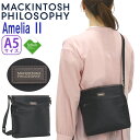 マッキントッシュ フィロソフィー ショルダーバッグ MACKINTOSH PHILOSOPHY レディース 正規品 斜め掛け ショルダー ミニショルダーバッグ バッグ かばん 小さめ スリム 薄型 婦人 きれいめ 肩掛け 斜めがけバッグ 女性 女の子 A5 3L 68091