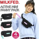 ミルクフェド ボディバッグ MILK FED. レディース メンズ ウエストバッグ 斜め掛け ワンショルダー 女性 女の子 シンプル カジュアル ガーリー かわいい バッグ かばん おしゃれ 人気 流行 中学生 高校生 大学生 学生 軽量 ブラック 103224053005 【CPT】