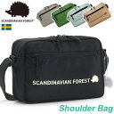 スカンジナビアンフォレスト ショルダーバッグ SCANDINAVIAN FOREST レディース メンズ ユニセックス ショルダー バッグ カバン サブバッグ ママバッグ マザーズバッグ ママ ワンショル ワンショルダー ヨコ型 散歩 シンプル かわいい ブラック 黒 軽量 A5 235-KESF046K