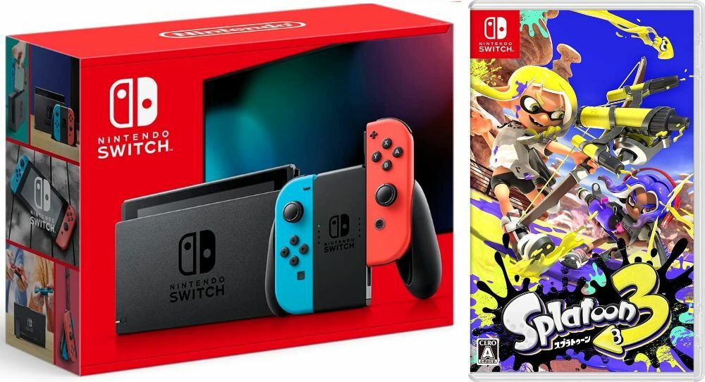 【無料ラッピング対応】Nintendo Switch Joy-Con(L)/(R) ネオン スプラトゥーン3 Switch（ソフト）任天堂スイッチ 本体クリスマスクリスマスラッピングお誕生日