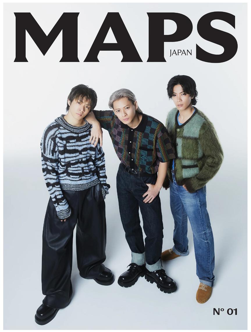 【即納】【新品】MAPS JAPAN創刊号(日本版)表紙:Number_i 平野紫耀 神宮寺勇太 岸優太 マップス※希少品の為プレミア価格販売【定価1980円】個別の納期回答不可