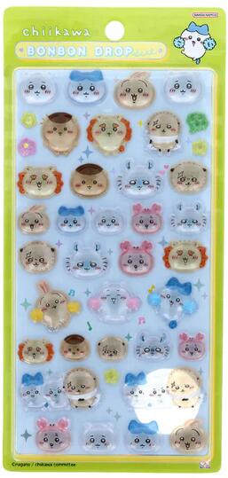 【新品】 【正規品】ボンボンドロップシール（みんな・ニコニコ）ちいかわ グッズ 第二弾4901770777177サンスター文具(Sun-Star Stationery) お正月子供の日ブラックフライデーお買い物マラソンのサムネイル