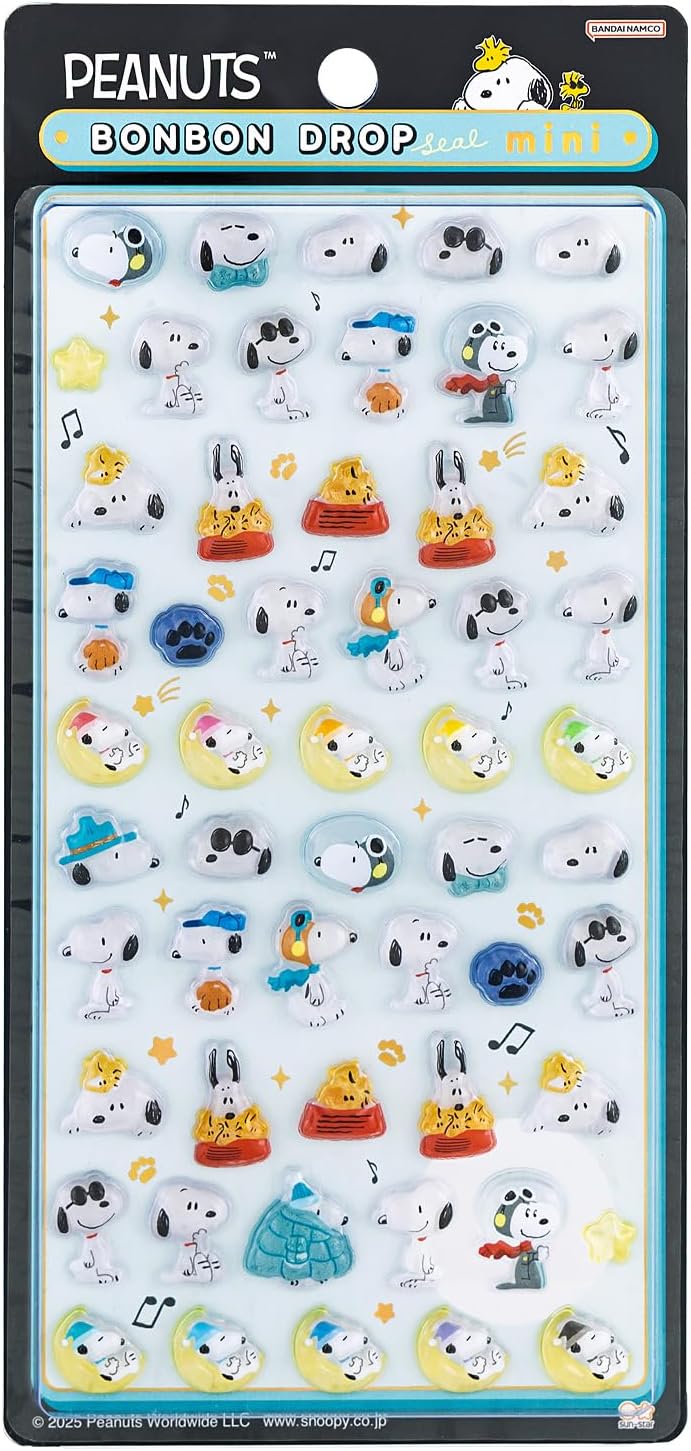 【新品】 【正規品】 ボンボンドロップシール ミニスヌーピー変装 水色S8815160サンスター文具(Sun-Star Stationery) お正月子供の日ブラックフライデーお買い物マラソンBONBON DROP MINI