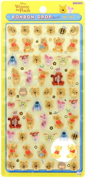 【新品】 【正規品】 ボンボンドロップシール ミニくまのプーさん ディズニーS8814988サンスター文具(Sun-Star Stationery) お正月子供の日ブラックフライデーお買い物マラソンBONBON DROP MINI