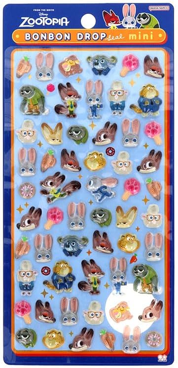 【新品】 【正規品】 ボンボンドロップシール ミニズートピア ディズニーS8815046サンスター文具(Sun-Star Stationery) お正月子供の日ブラックフライデーお買い物マラソンBONBON DROP MINI