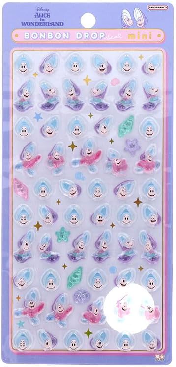 【新品】 【正規品】 ボンボンドロップシール ミニふしぎの国のアリスヤングオイスター ディズニーS881..