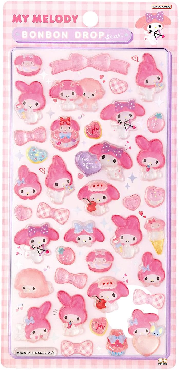 【新品】 【正規品】 ボンボンドロップシールマイメロディS8812110サンスター文具(Sun-Star Stationery) お正月子供の日ブラックフライデーお買い物マラソンBONBON DROP