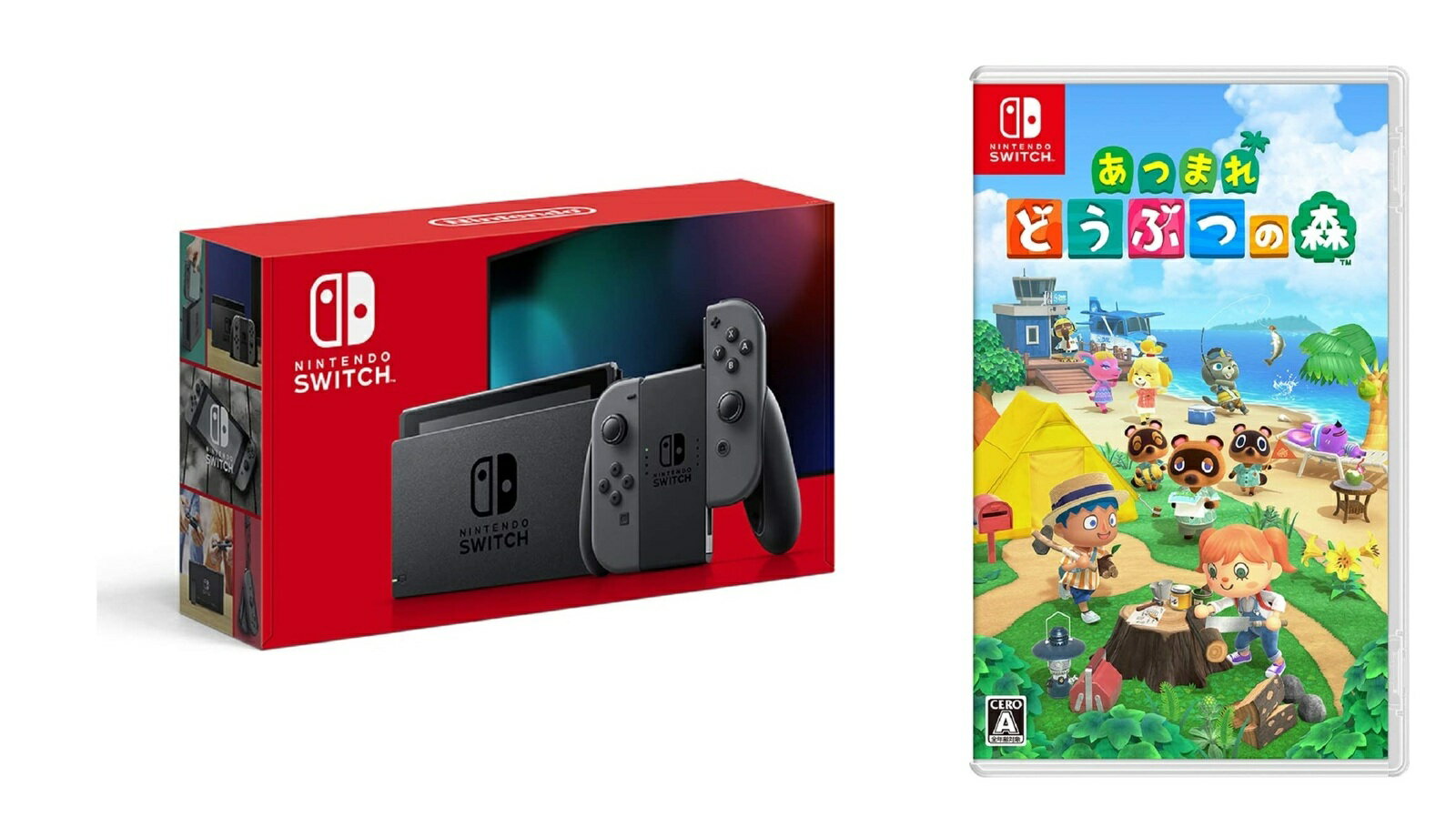 Nintendo Switch 本体 (ニンテンドースイッチ) Joy-Con(L)/(R) グレー(バッテリー持続時間が長くなったモデル)