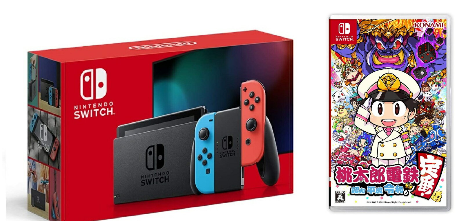 【無料ラッピング対応】Nintendo Switch 本体 ニンテンドースイッチ ネオン 桃太郎電鉄 ~昭和 平成 令和も定番 ~