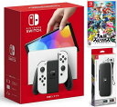 楽天TOWA【無料ラッピング対応】Nintendo Switch（有機ELモデル） Joy-Con（L）/（R） ホワイト+ 大乱闘スマッシュブラザーズ SPECIAL（ソフト）+ キャリングケース任天堂スイッチ 本体クリスマスクリスマスラッピングお誕生日