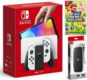 楽天TOWA【無料ラッピング対応】Nintendo Switch（有機ELモデル） Joy-Con（L）/（R） ホワイト+ スーパーマリオブラザーズ U デラックス（ソフト）+ キャリングケース任天堂スイッチ 本体クリスマスクリスマスラッピングお誕生日