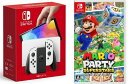 【無料ラッピング対応】Nintendo Switch(有機ELモデル) Joy-Con(L)/(R) ホワイト+ マリオパーティ スーパースターズ（ソフト）任天堂スイッチ 本体クリスマスクリスマスラッピングお誕生日