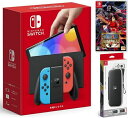 楽天TOWA【無料ラッピング対応】Nintendo Switch（有機ELモデル） Joy-Con（L）/（R） ネオン+ ワンピース海賊無双4（ソフト）+ キャリングケース任天堂スイッチ 本体クリスマスクリスマスラッピングお誕生日