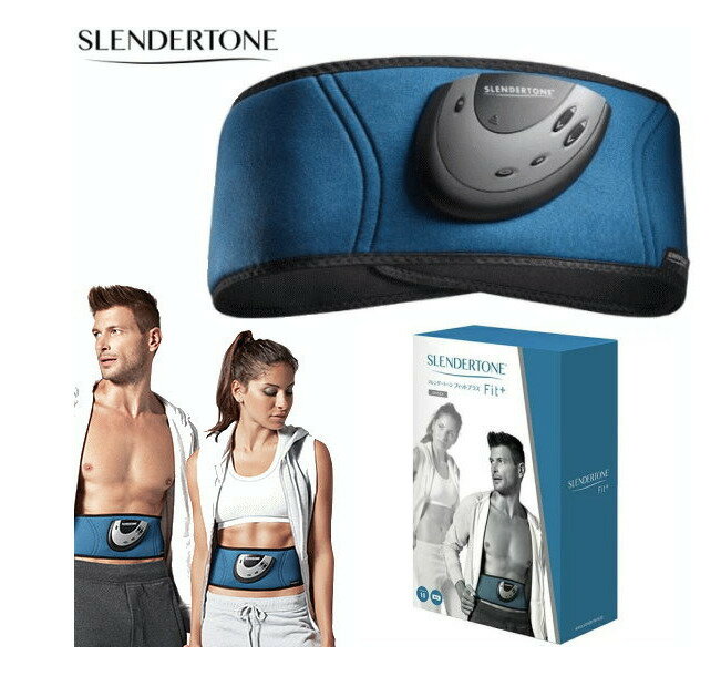 SLENDERTONE スレンダートーン フィットプラス アブベルト UNISEX 男女兼用 フィットネスマシン EMS 巻くだけ 腹筋マシン スレンダートーン 本体 国内正規品 保証1年 ダイエット器具 振動 お腹周り