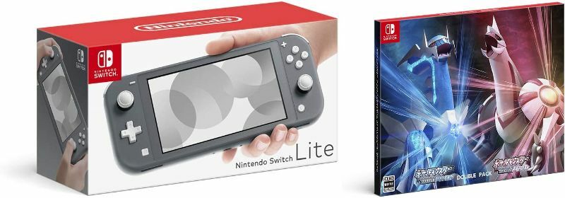 【無料ラッピング対応】Nintendo Switch ライト グレー+ 『ポケットモンスター ブリリアントダイヤモンド・シャイニングパール』ダブルパック （ソフト）任天堂スイッチ 本体クリスマスクリスマスラッピングお誕生日 【在庫あり】 【無料ラッピング対応】Nintendo Switch ライト グレー+ （ソフト）任天堂スイッチ 本体クリスマスクリスマスラッピングお誕生日 2