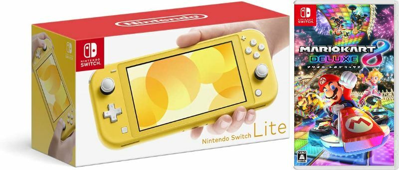 【無料ラッピング対応】任天堂 スイッチライト本体 イエロー + マリオカート8 デラックスNintendo Switch Lite