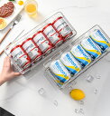 lollol これ便利!!まるで自販機!飲料収納ラック 缶ストッカー 冷蔵庫 缶ディスペンサー クリア 透明 キッチン おしゃれ 【ハンドジェル3袋(36包)と手指消毒ジェル500mlを1本をプレゼント中!!】
