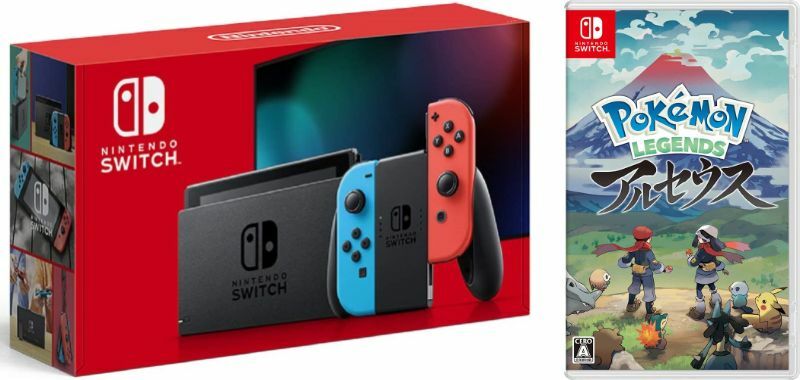 【無料ラッピング対応】Nintendo Switch Joy-Con(L)/(R) ネオン Pokémon LEGENDS アルセウス2022年1月28日発売任天堂スイッチ 本体クリスマスクリスマスラッピングお誕生日ポケモンレジェンズ