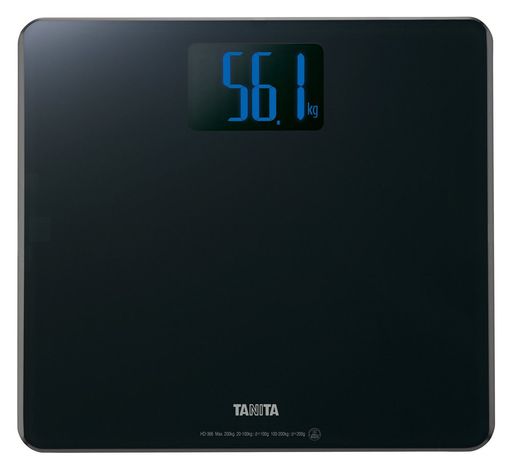 メーカー型番:HD-366-BK サイズ:奥行320x幅350x高さ26mm 本体重量:約3.0kg(乾電池含) 素材・材質:ガラス、ABS(アクリロニトリル・ブタジエン・スチレン)、PE(ポリエチレン) 原産国:中国 最大計量:200kg 最小表示:25~100kgまで/100g、100~200kgまで/200g 使用範囲:25~200kg 電源:DC6V アルカリ単4乾電池4本使用