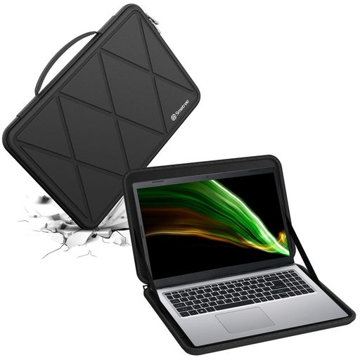 Smatree M113 17インチ ハード保護 ノートPCスリーブケース 耐衝撃ノートパソコンケース PCバッグ 撥水加工 通勤 就活(X8314)