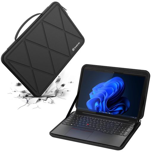 SmatreeM10616インチハード保護ノートPCスリーブケース、LenovoThinkPadP16v、GIGABYTEG5GD/KD/MD/KC対応ノートパソコンケースPCバッグ全方位耐衝撃撥水加工通勤通学