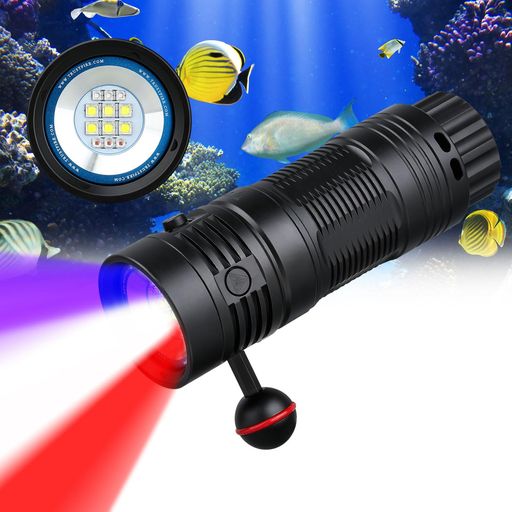 TrustFire DF50S 水中ライト 6500ルーメン LED 懐中電灯 スキューバ ダイビングライト USB-C充電 潜水用 ライト IPX8