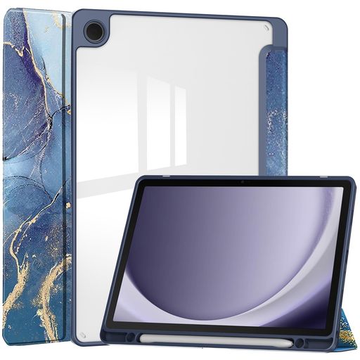 GalaxyTabA9ケース8.7インチGalaxyTabA9カバー透明バック【Trocent】AndroidタブレットサムスンギャラクシーTabA9ケースペンホルダー付きマグネット開閉式オートスリープ機能背面透明の商品画像