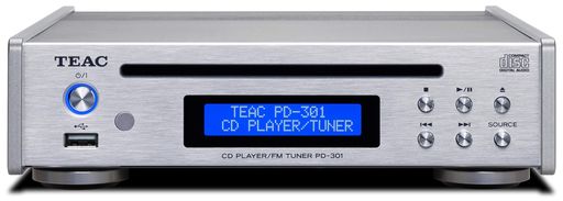 ティアックCDプレーヤー/FMチューナーPD-301-Xシルバー