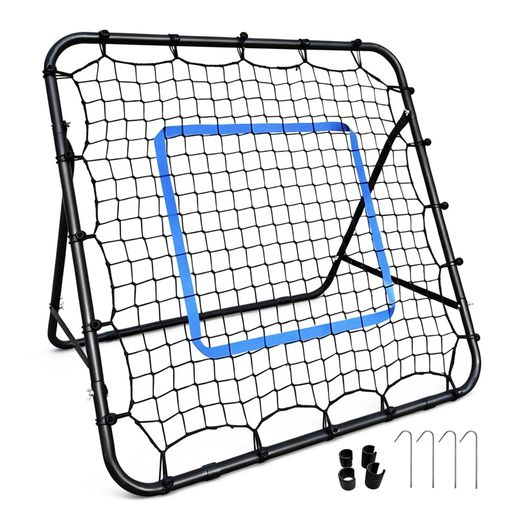 Vonacme リバウンドネット サッカー 室内外兼用 [完全折りたたみ可能]103cm*100cm フットサル トレーニング用 野球 練習 トレーニング 練習用具