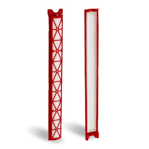 本品はダイソン Pencilvac Fluffycones SV50/FC 専用の純正互換交換用フィルターで、本体にしっかりフィットする設計により吸引力の低下を抑え、モーターを保護しながら掃除機本来のパワフルな性能を長く維持します。 高性能フィルターで細かなホコリまでしっかりキャッチ。高密度素材が花粉やペットの毛、目に見えない微細なチリもしっかり捕集し、排気をクリーンに保ちます。掃除中のホコリの舞い上がりを抑え、アレルギー対策にも安心してお使いいただけます。 水洗いして繰り返し使えるのでとても経済的。汚れてきたら買い替える必要はなく、水で洗ってしっかり自然乾燥させるだけで、また気持ちよく使えます。ランニングコストを抑えられるうえ、環境にもやさしいフィルターです。 丈夫で長持ち、安心して使える素材を採用しています。水洗いしても劣化しにくく、長くお使いいただけます。また、掃除機内部を通る空気に触れるパーツなので、安全性と強度にもこだわりました。安心して毎日お使いいただける品質です。 セット内容とお手入れのしやすさ。本品は2個セットでお届けします。交換もワンタッチで簡単、面倒なお手入れは不要です。