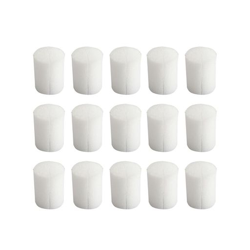 【便利な切り込み入り】 スポンジのサイズは直径約19mm、高さ約25mmです。スポンジの中心にはあらかじめスリットが入っているため、ハサミで切る手間がなく、植物の種や挿し木を隙間にサッと挟み込むだけで簡単にセットできます。 【たっぷり使える大容量!コスパ抜群の100個セット】 失敗を恐れずにどんどん種まきができる、大満足の100個入りパックです。市販の水耕栽培キットの補充用スポンジとして、また自作のペットボトル水耕栽培など、日々の消費を気にせず惜しみなくお使いいただけます。 【土を使わないから虫が湧きにくく清潔】 土壌の代わりにこのスポンジを培地として使用する無土壌栽培は、お部屋の中に土を持ち込む必要がありません。手が汚れず、土に由来する害虫や雑草が発生しにくいため、キッチンやリビングなどの室内園芸に最適です。 【優れた保水性と通気性で、元気な根の発育をサポート】 植物の発芽と成長に不可欠な水分と酸素をバランスよく保持する、良質なウレタンスポンジを採用。柔らかいメッシュ状の構造が根の張りを邪魔せず、白くて健康的な根がスポンジを突き抜けてスムーズに成長します。