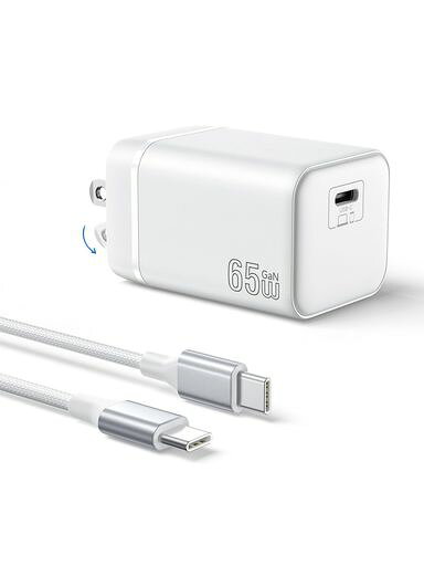 ✅【MacBook 充電器 セット】:kndaaの65w 充電器プラグ,最大65wの高出力 , 急速充電可能なusb pd( power delivery)対応し。pd対応のデバイスへ高速充電を行うため、充電時間を大幅に短縮することが可能です。銀行カードより小さいサイズなため、カフェや自宅などでのリモートワークでも快適にご使用いただけます。忙しくて時間がない時でも急速充電が可能な充電器セットです。 ✅【窒化ガリウム技術・折りたたみ式プラグ】:窒化ガリウム(GaN)技術を採用しており、従来のシリコン半導体に比べて電力損失と発熱量が小さくなり、折りたたみ式プラグ設計により、100~240Vの電圧に対応しており、海外へ出張や自宅・職場・旅行など、様々な場所への携帯にも大活躍します。 ✅【PSE認証済み・多重な安全保護機能】:独自の温度管理と接続端末の保護システム,PSE認証済社を取得し、厳格な品質管理を通じて、更に過熱、過充電、過放電および回路ショート防止など給電保護機能搭載しており、お使いの機器のバッテリーを損傷することはなく安全かつ迅速な充電スピード。ご安心に利用ください。