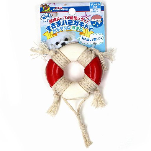 ドギーマン すきまハミガキトイ からマリン うきわ
