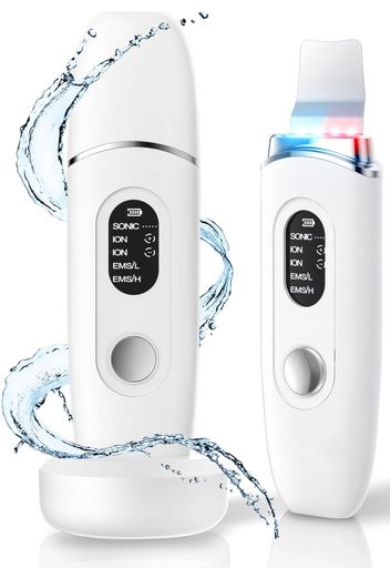 【1台で完結、肌がととのうオールインワン美顔器】超音波クレンジング・毛穴洗浄・美容液導入・EMSリフトケア・LED光エステまで、これ一台でOK。まるでエステサロンのような本格的なケアを、自宅で、ゆったりとした時間の中で行えます。肌の状態や目的に合わせて、5つのモードを自由に使い分け。肌と心に心地よい変化をもたらす美顔器です。
